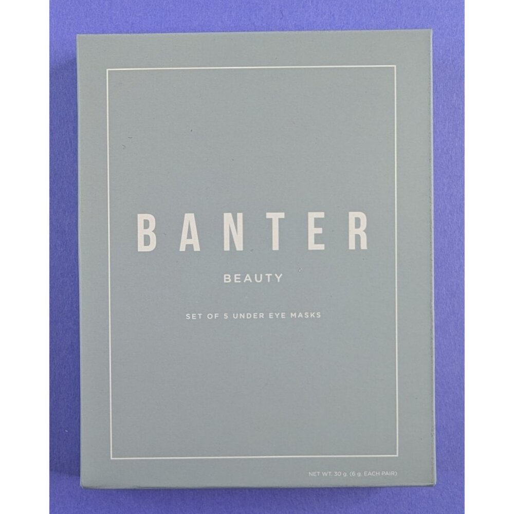 Banter Beauty Under Eye Mask Set of 5 – Hydrating Treatment – NIB